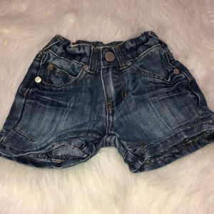 Pumpkin patch baby shorts